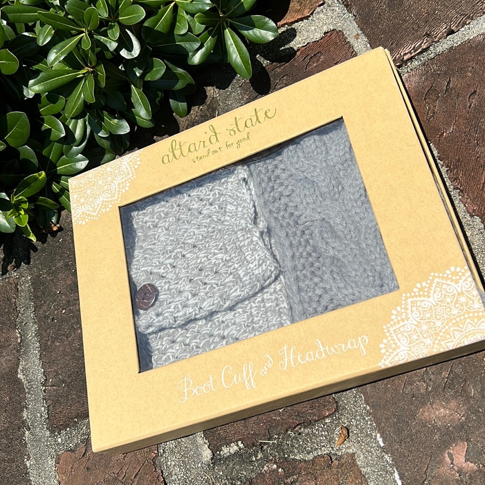 Altar'd State boot cuff and headwrap NIP
